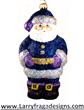 Sapphire Jewel Tone Santa